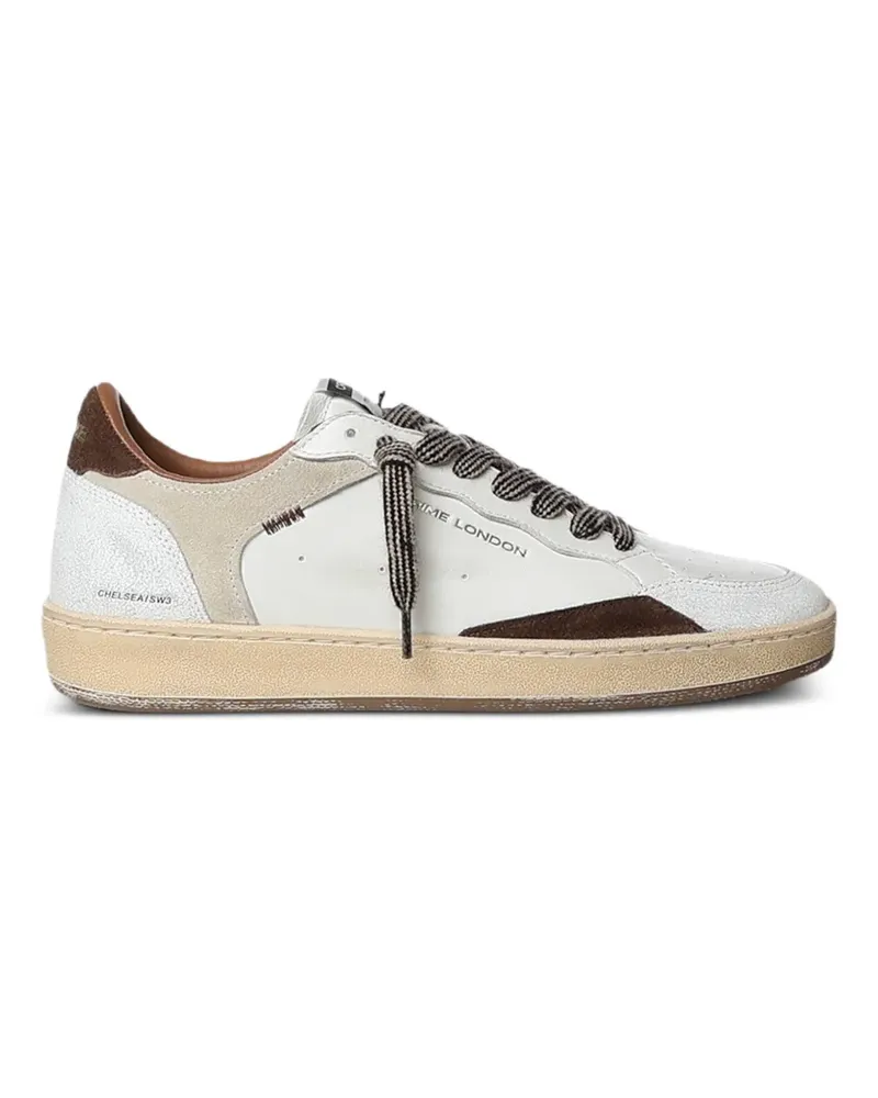 Crime Chelsea Sneakers mit Einsätzen - Weiß Weiß