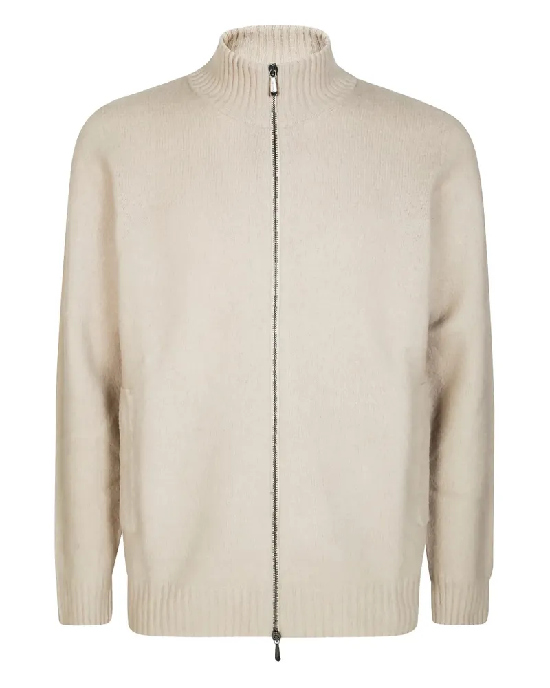 Drumohr  Cardigan mit Reißverschluss - Nude Nude