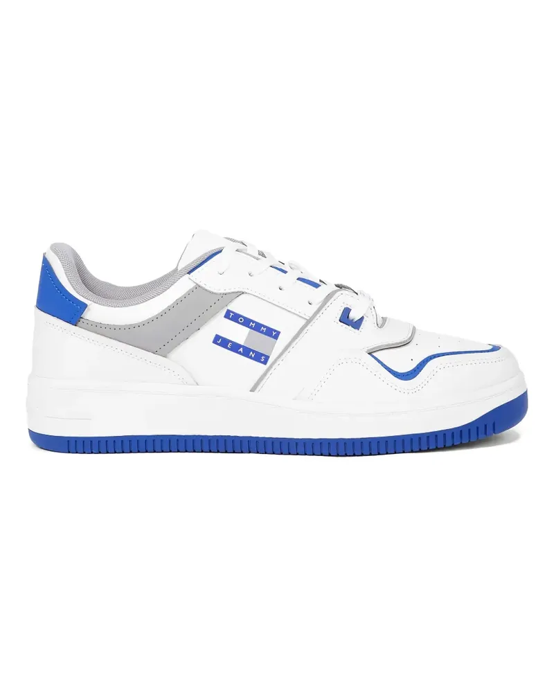 Tommy Hilfiger panelled logo-patch sneakers - Weiß Weiß