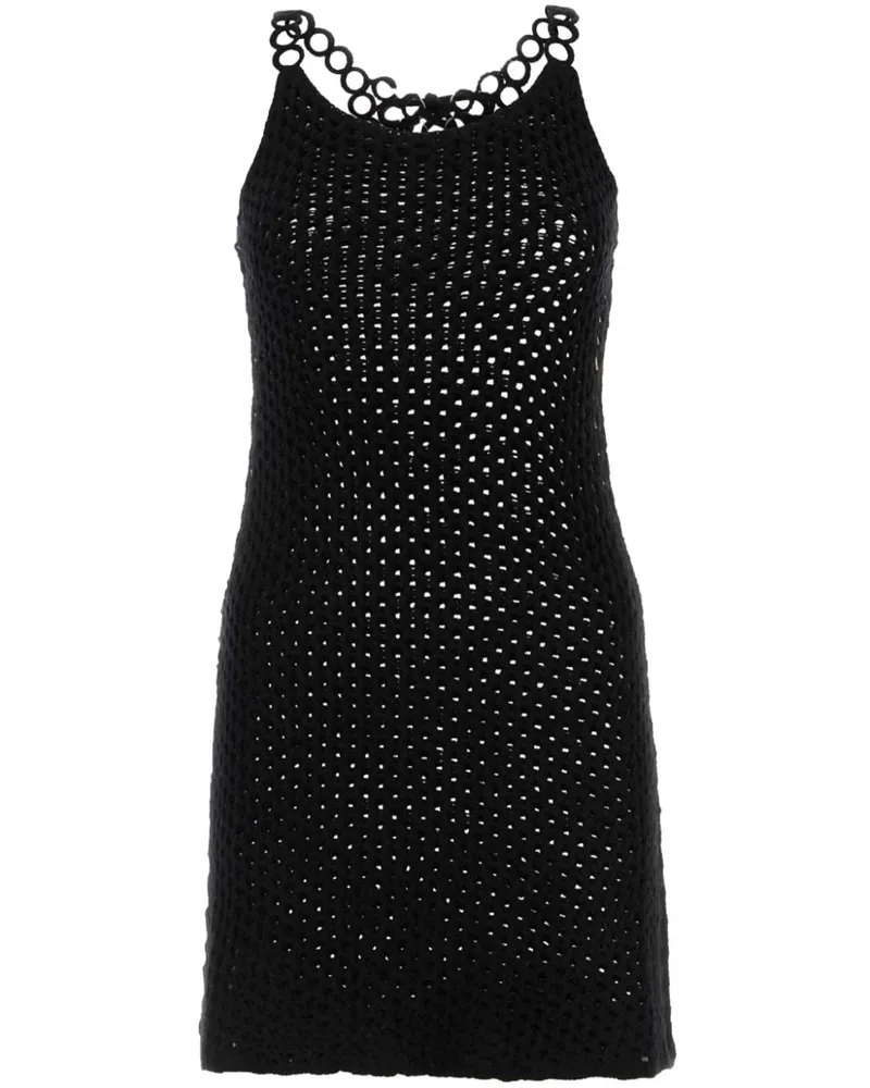 Chloé Gehäkeltes Minikleid - Schwarz Schwarz