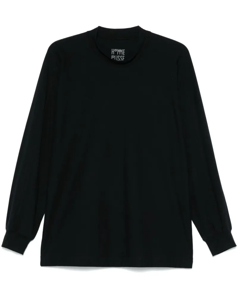 Issey Miyake Klassisches T-Shirt - Schwarz Schwarz
