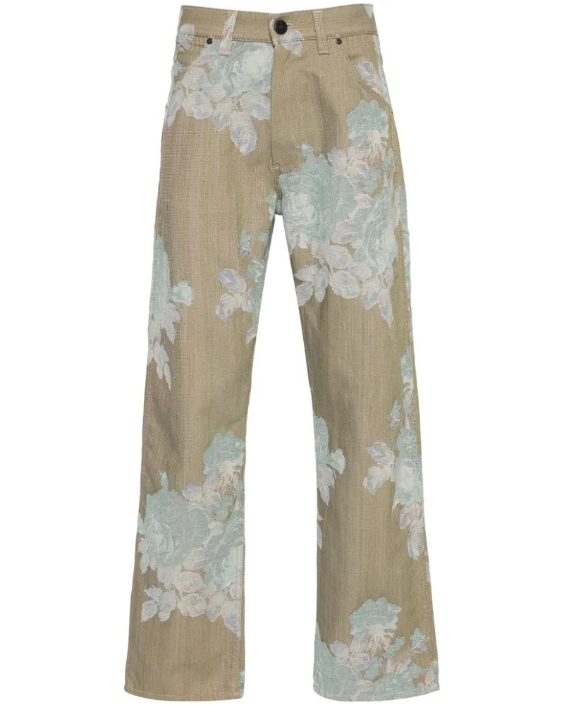 Vivienne Westwood Ranch Straight-Leg-Jeans mit hohem Bund - Nude Nude