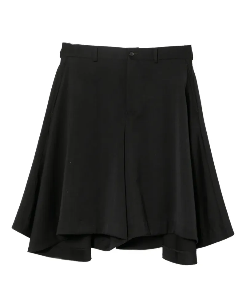 Comme des Garçons Shorts im Layering-Look - Schwarz Schwarz