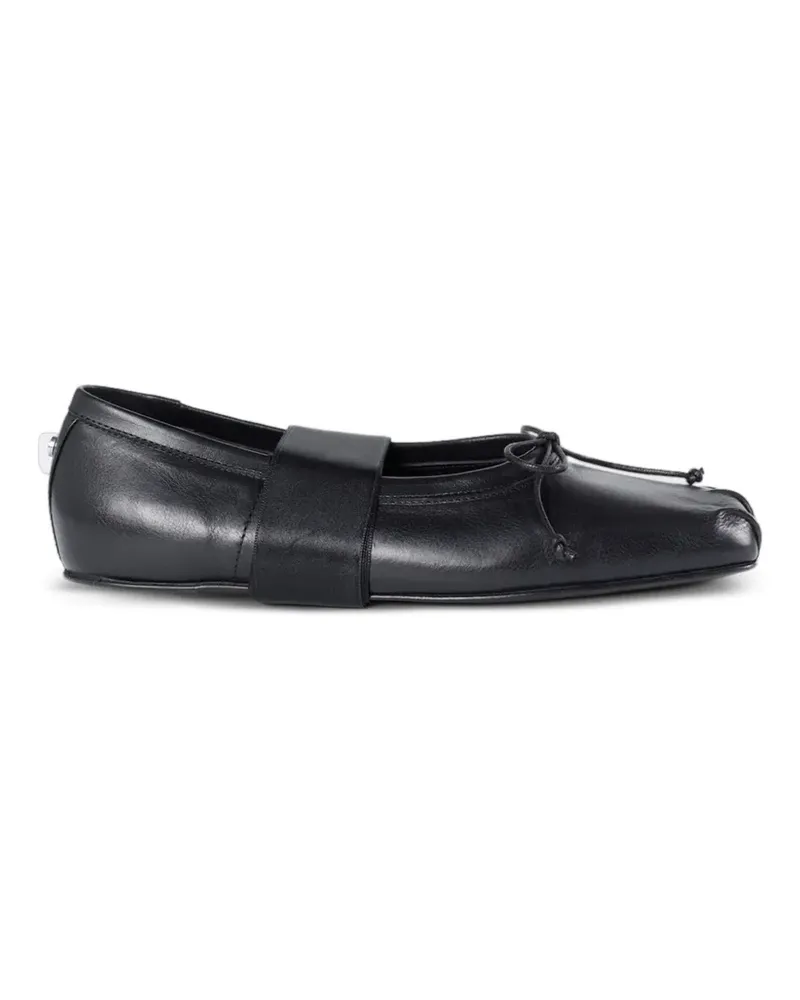 Ann Demeulemeester Paloma Ballerinas mit Schleife - Schwarz Schwarz