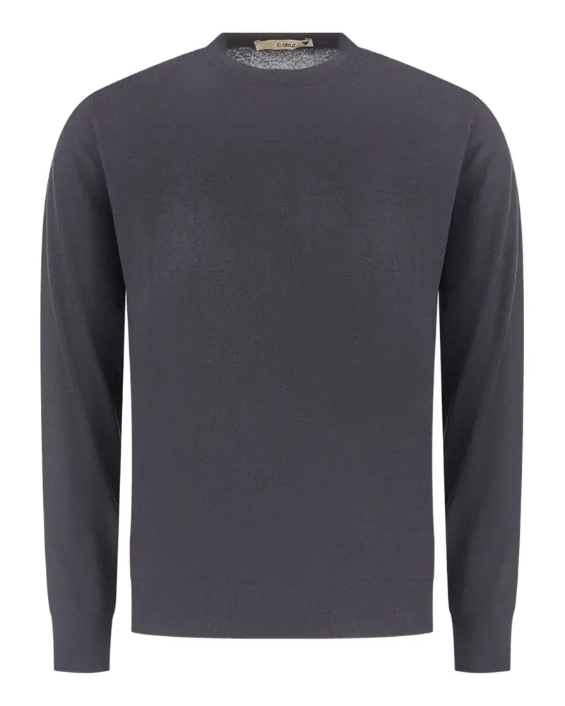 Customer Lovers Fein gestrickter Pullover - Grau Grau