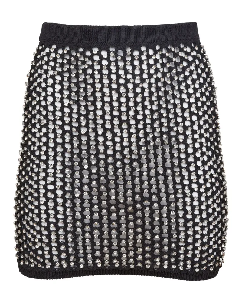 Fleur Du Mal Verzierter Minirock - Schwarz Schwarz