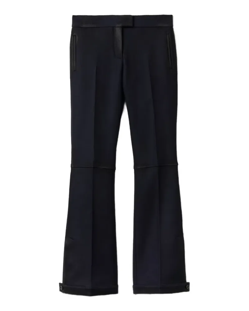 Miu Miu double wool pants - Blau Blau