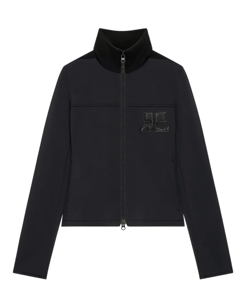 Courrèges Jacke mit Reißverschluss - Schwarz Schwarz