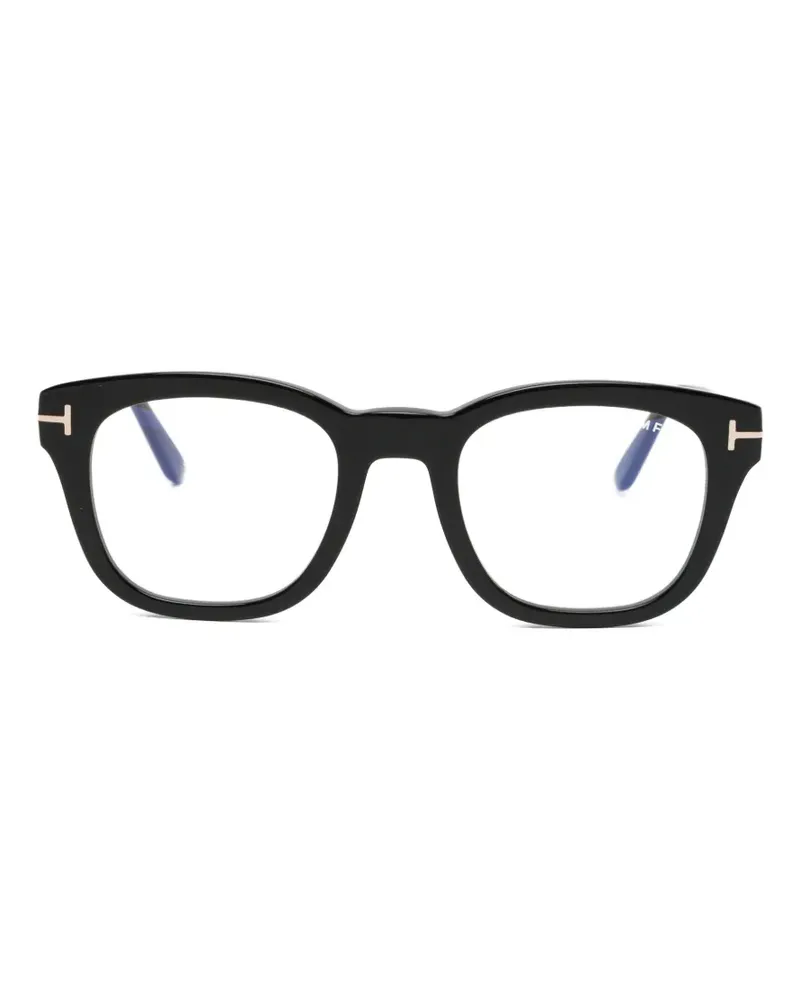 Tom Ford Geometrische Brille - Schwarz Schwarz