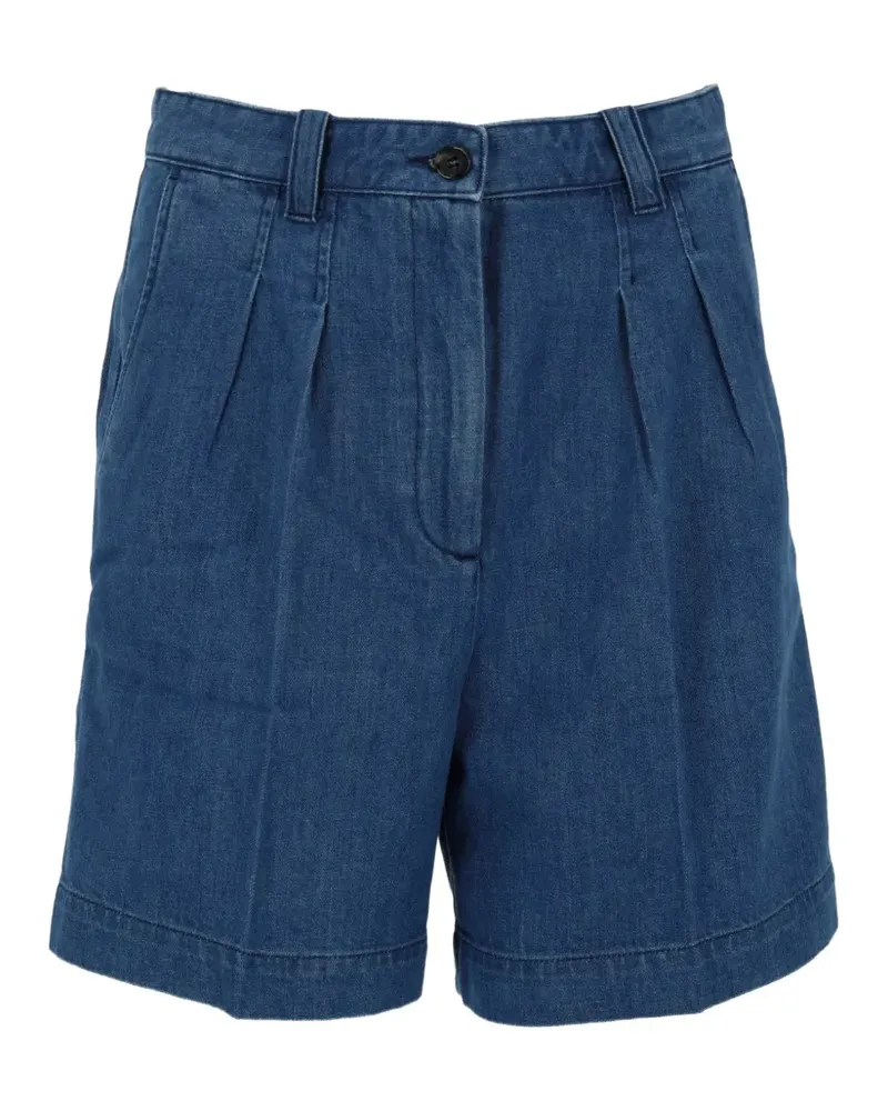 A.P.C. Nola Shorts mit Falten - Blau Blau