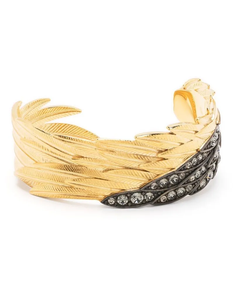 Zadig & Voltaire Armspange mit Federn - Gold Gold