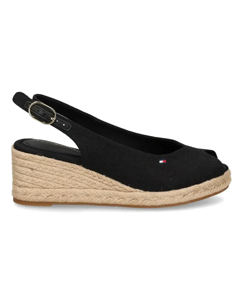 Tommy Hilfiger peep-toe sandals - Schwarz Schwarz