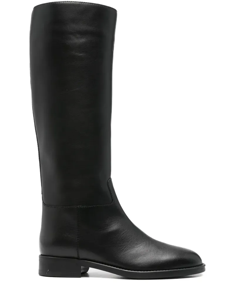 Giuseppe Zanotti leather knee-high boots - Schwarz Schwarz