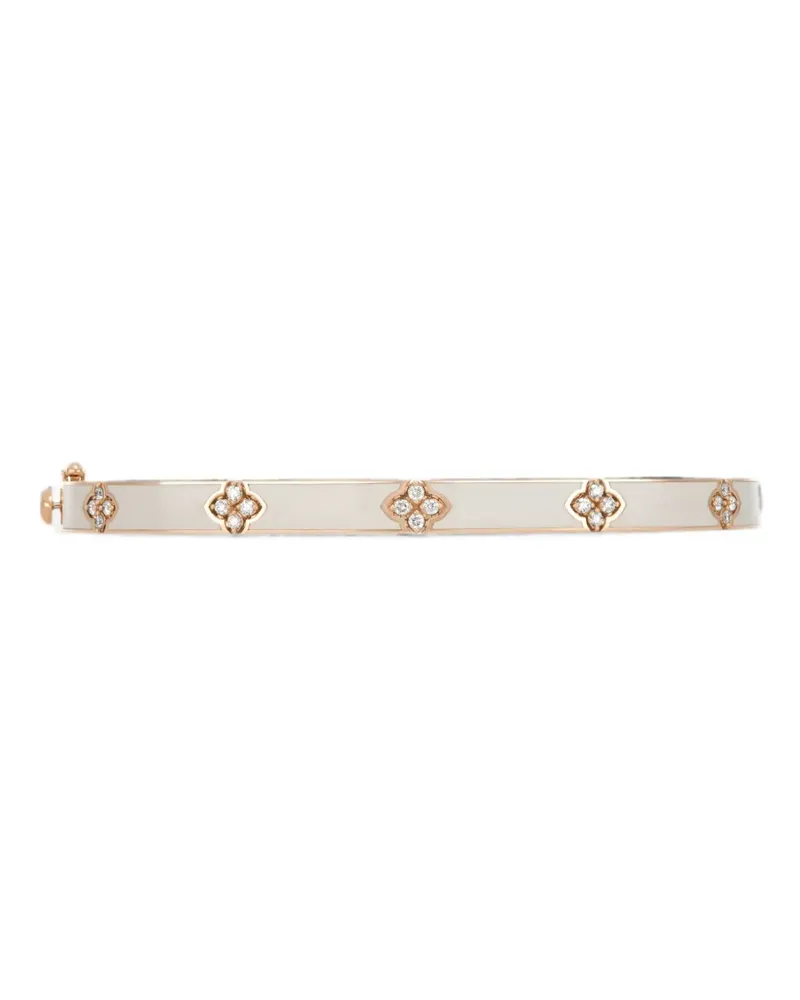 Roberto Coin Love in Verona diamond and enamel bracelet - Rosa Rosa