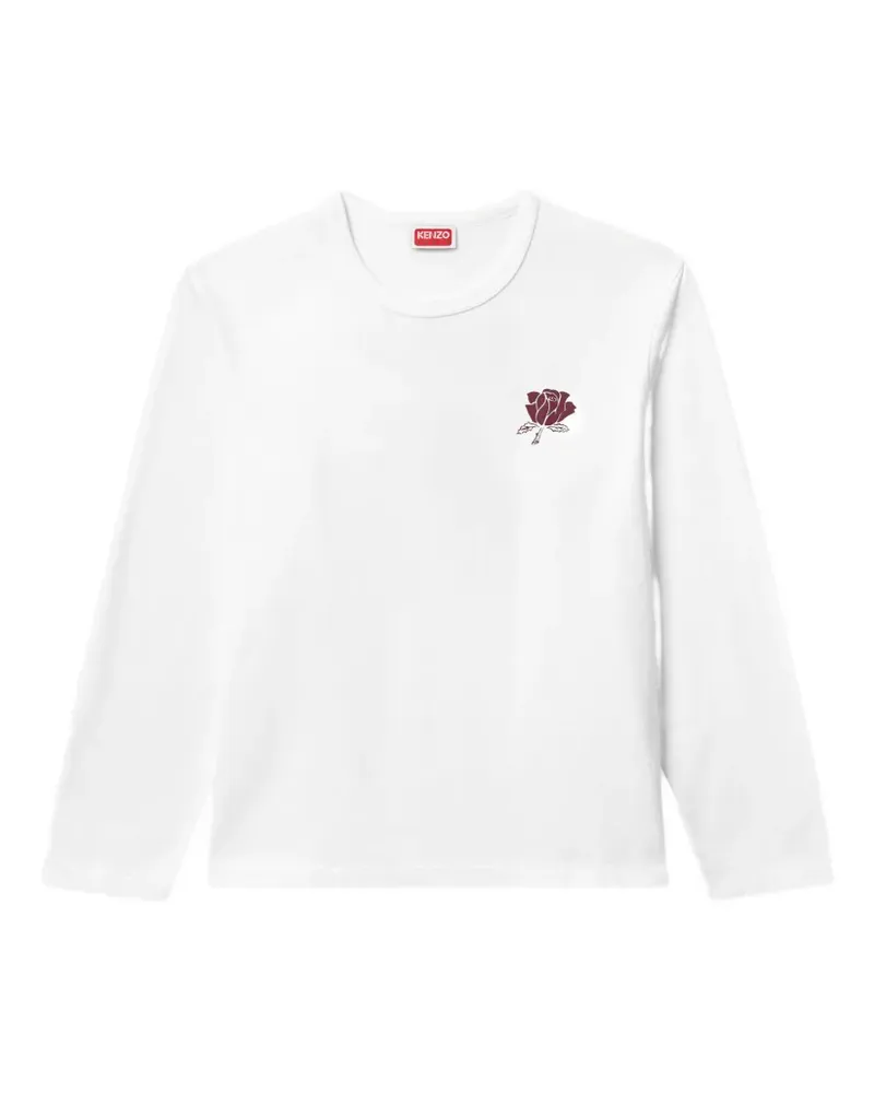 Kenzo Work And Play long-sleeve t-shirt - Weiß Weiß