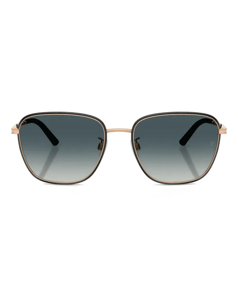 Oliver Peoples square frame sunglasses - Schwarz Schwarz