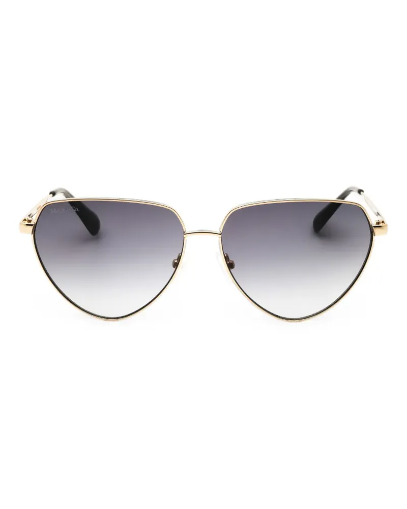MAX&Co. geometric-frame sunglasses - Gold Gold