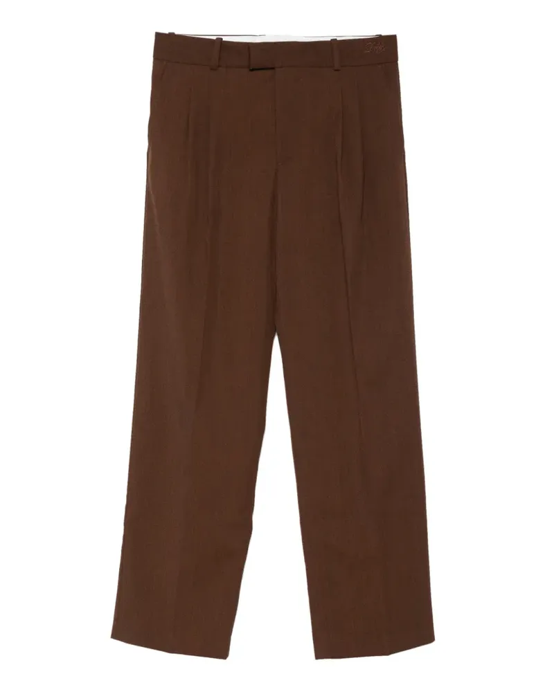 Drôle de Monsieur Plissierte Hose - Braun Braun