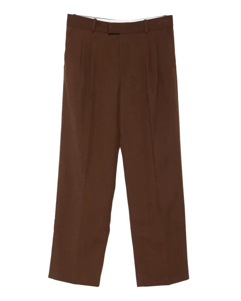 Drôle de Monsieur pleated trousers - Braun Braun