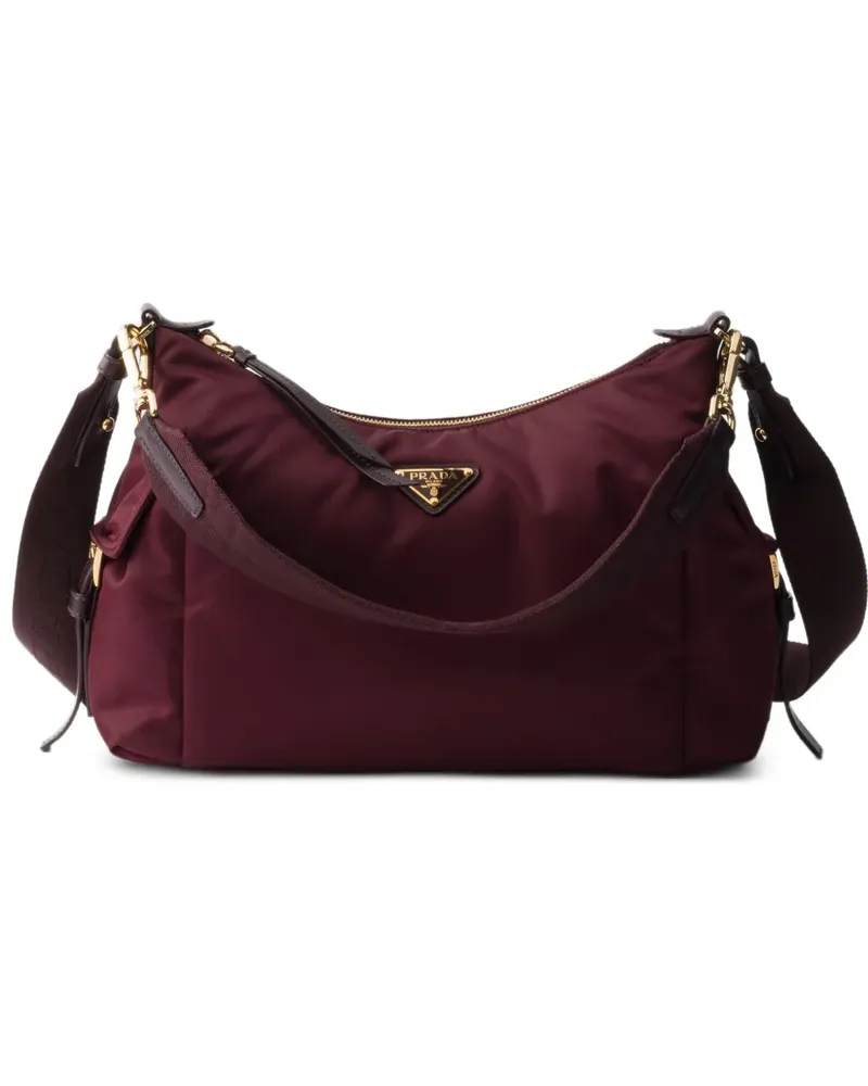 Prada Große Explore Tasche aus Re-Nylon - Rot Rot