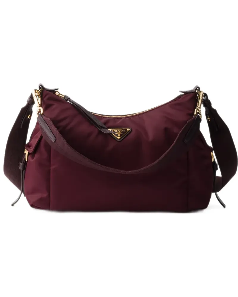 Prada Große Explore Tasche aus Re-Nylon - Rot Rot