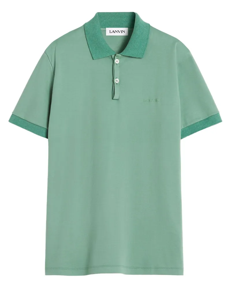 Lanvin Klassisches Poloshirt - Grün Grün