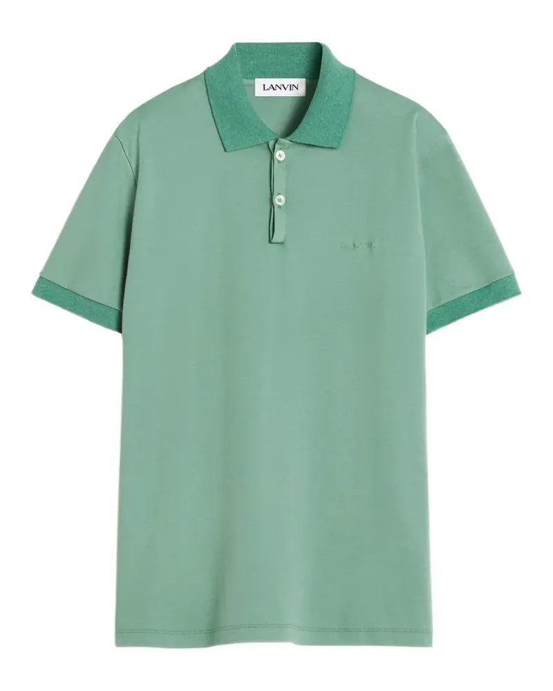 Lanvin Klassisches Poloshirt - Grün Grün
