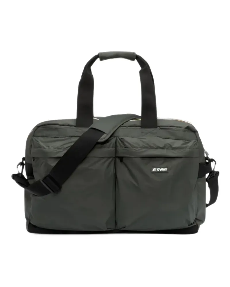 K-Way logo-patch holdall bag - Grün Grün
