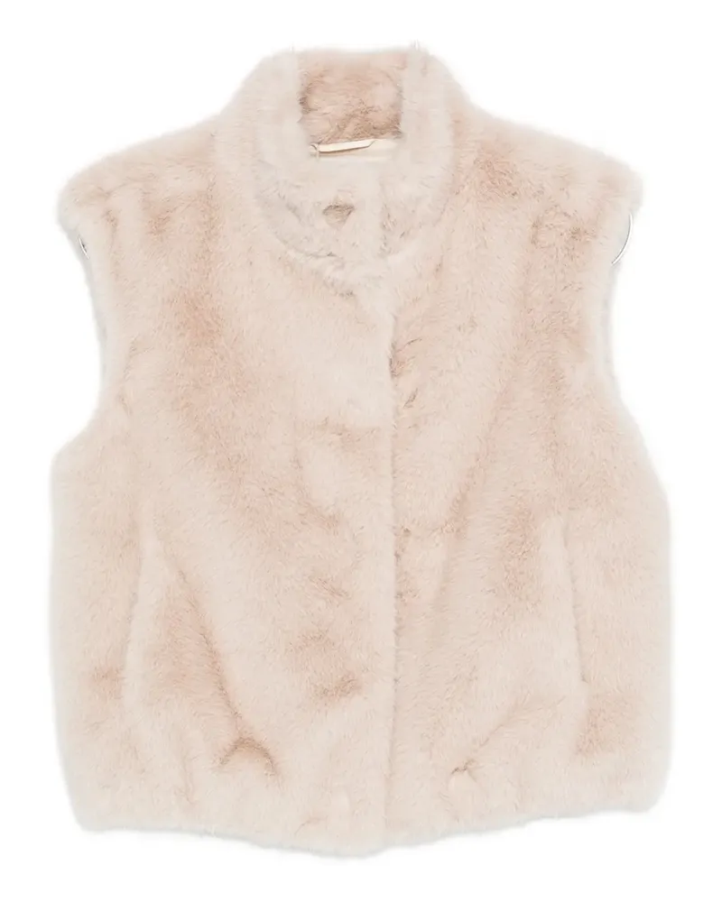 Herno Weste aus Faux Fur - Nude Nude