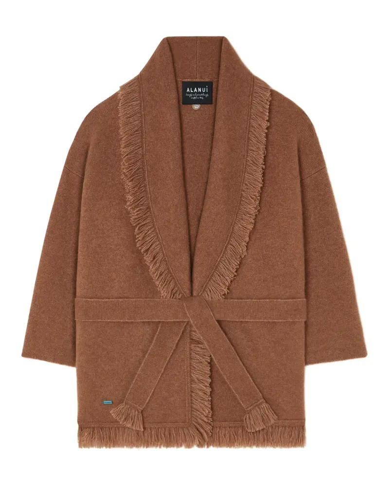 Alanui belted cardigan - Braun Braun