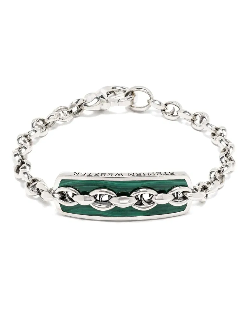 Stephen Webster Thorn Addiction Inline Razer Sterlingsilberarmband Silber