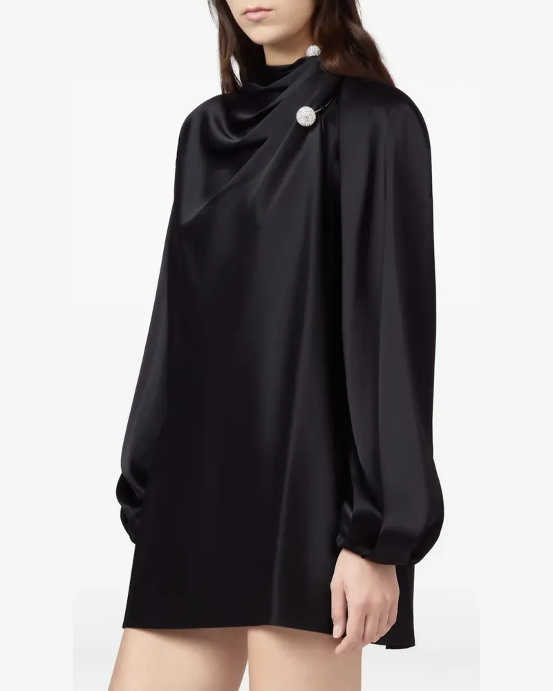Giuseppe di Morabito Kristallverziertes Minikleid - Schwarz Schwarz