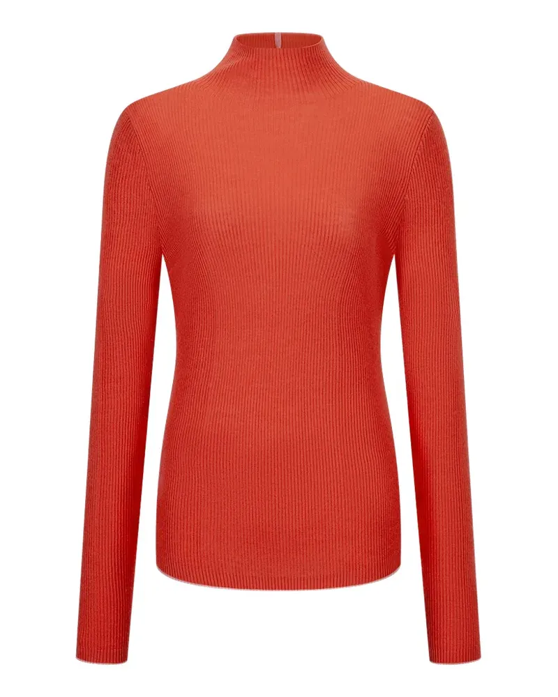 Shanghai Tang Tang Pullover mit Stehkragen - Rot Rot