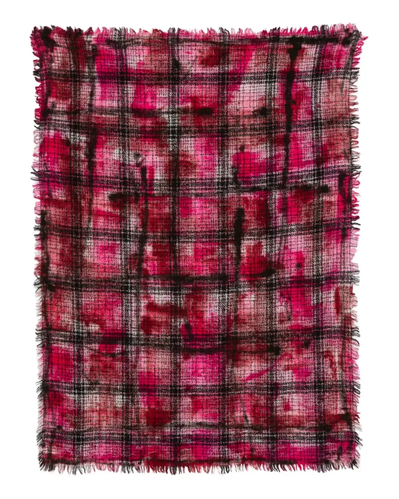 Faliero Sarti Karierter Schal - Rosa Rosa