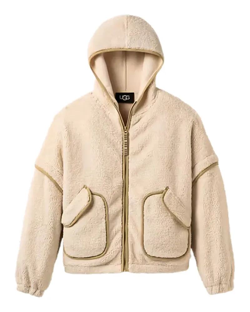 UGG Mariella fluff jacket - Nude Nude