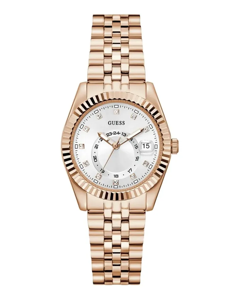 Guess round-shape 34mm watch - Silber Silber