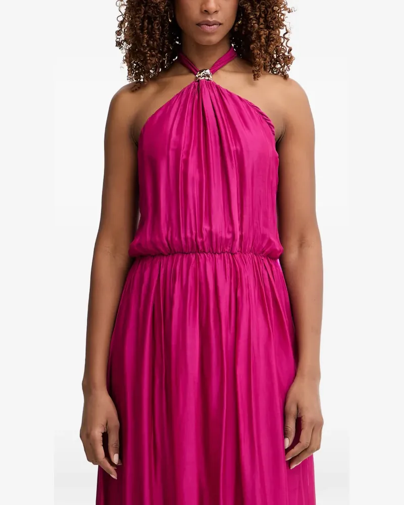 HAVEONE embellished halterneck maxi dress - Rosa Rosa