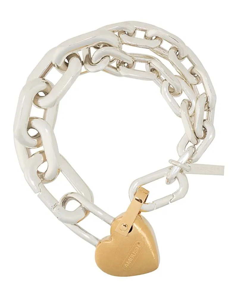 AMBUSH Armband mit Schloss - Silber Silber
