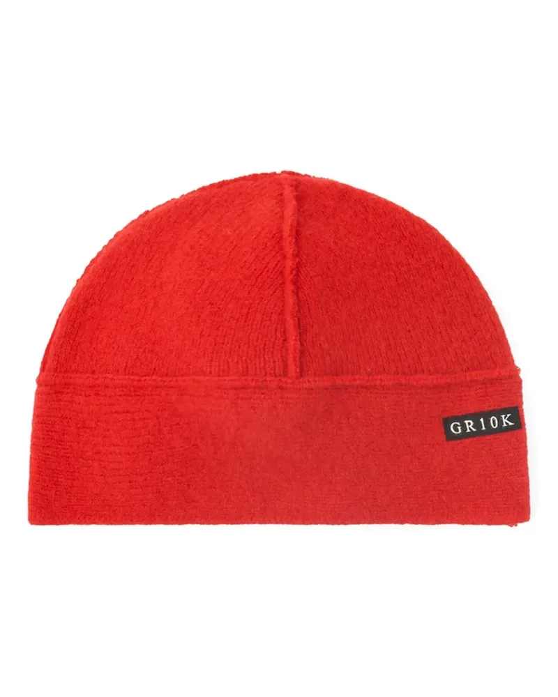 GR10K Beanie mit Logo - Rot Rot
