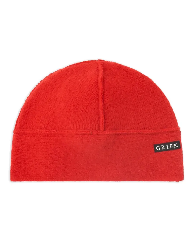 GR10K Beanie mit Logo - Rot Rot