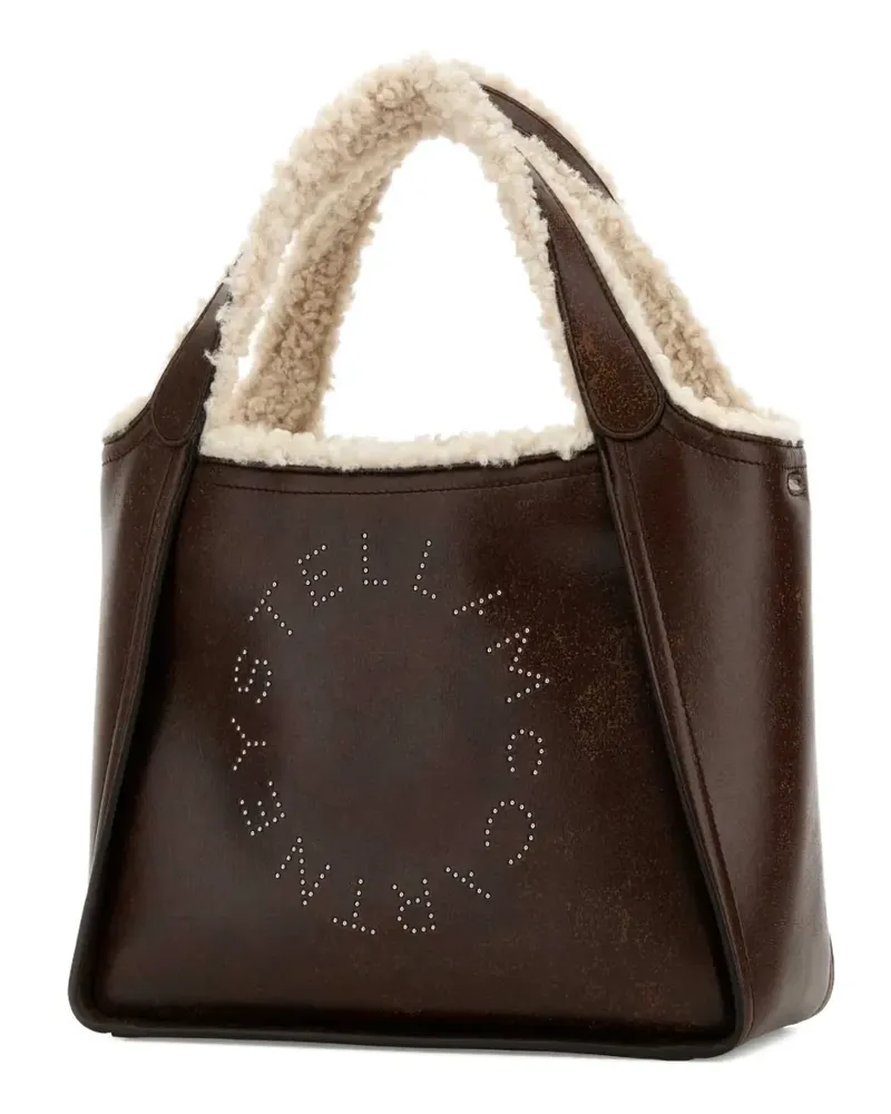 Stella McCartney small logo-detail tote bag - Braun Braun