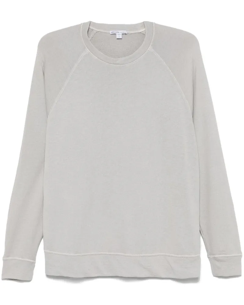 James Perse Sweatshirt aus French Terry - Grau Grau