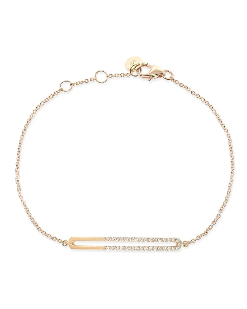Alinka 18kt Luna Rotgoldarmband mit einem Diamanten Gold