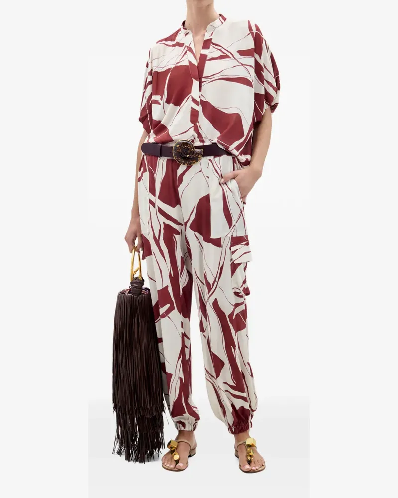 Silvia Tcherassi Abstract Susanne Bluse - Nude Nude