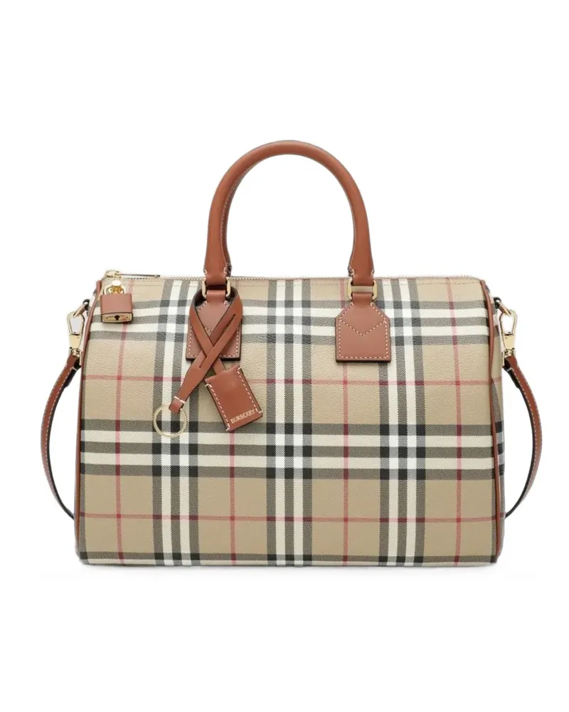 Burberry Mittelgroße Bowlingtasche - Nude Nude