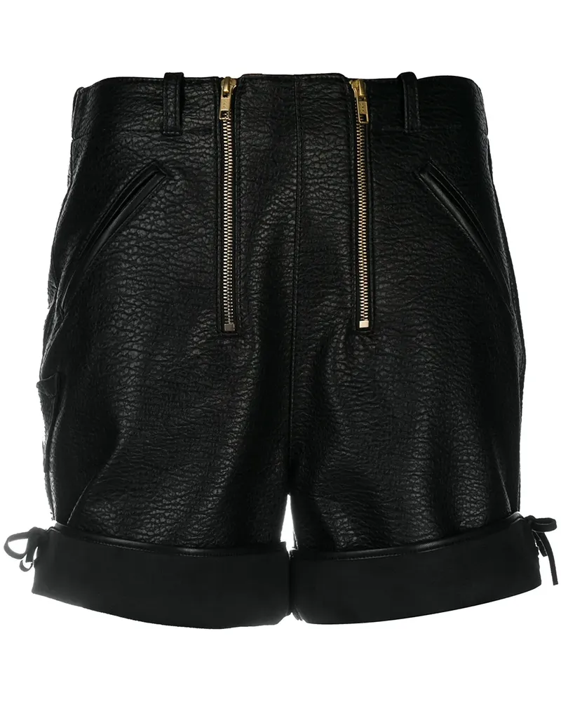Philosophy Di Lorenzo Serafini Shorts mit Reißverschluss - Schwarz Schwarz