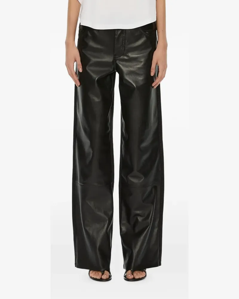 Christopher Esber Troy Deconstruct Lederhose - Schwarz Schwarz