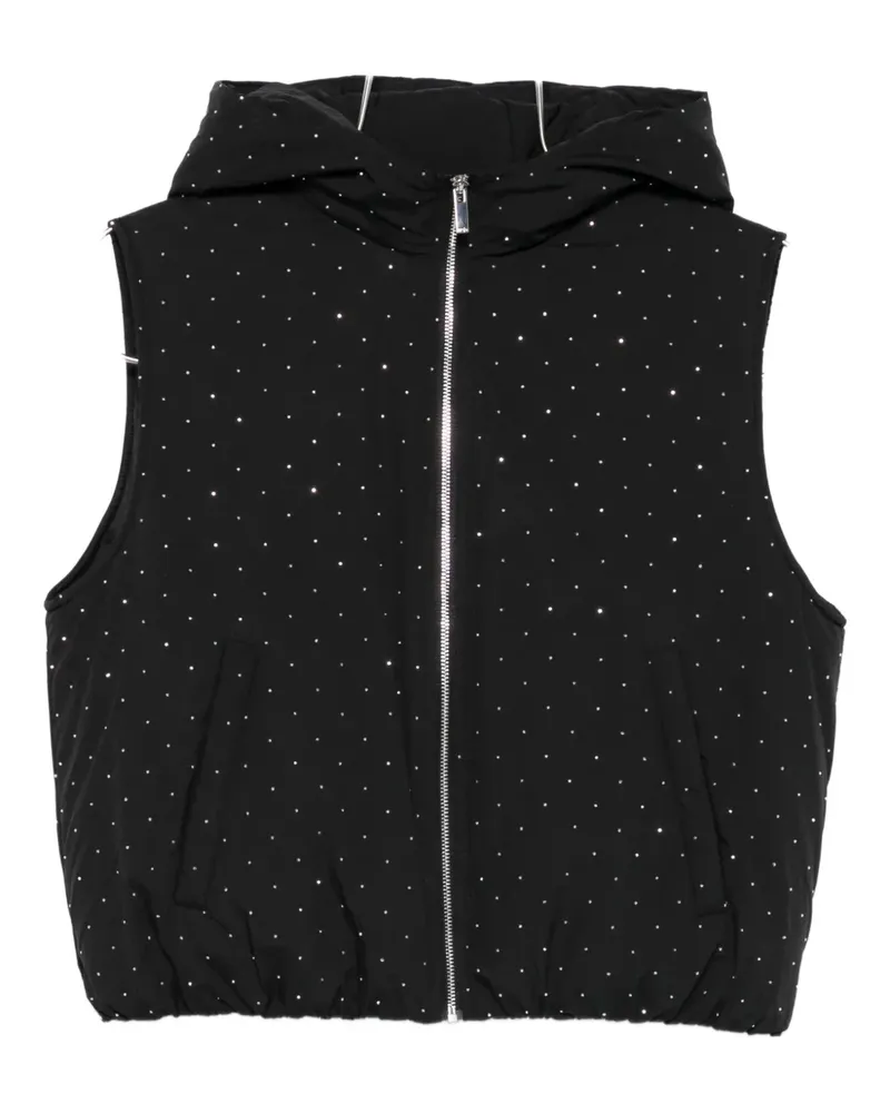 Maje zip-fastening gilet - Schwarz Schwarz