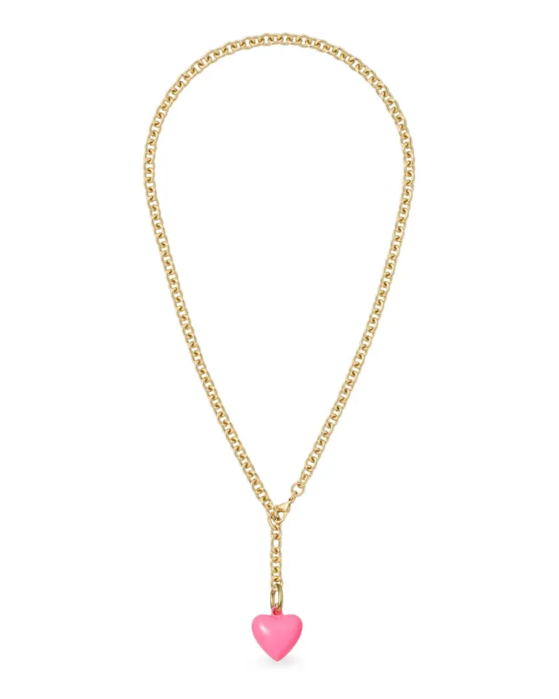 Roxanne Assoulin Mini Puffy Heart charm necklace - Gold Gold