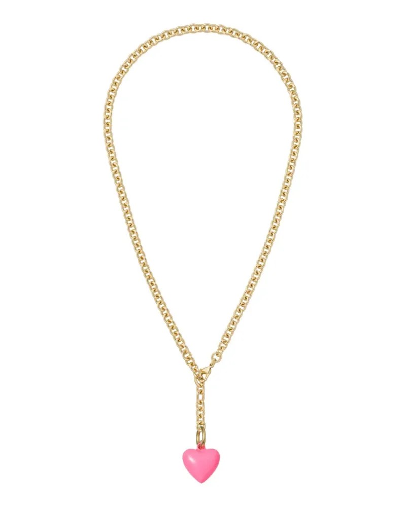 Roxanne Assoulin Mini Puffy Heart charm necklace - Gold Gold